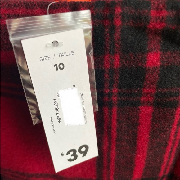 Joe Fresh Faux Leather Plaid Skirt - Picture 2 of 3